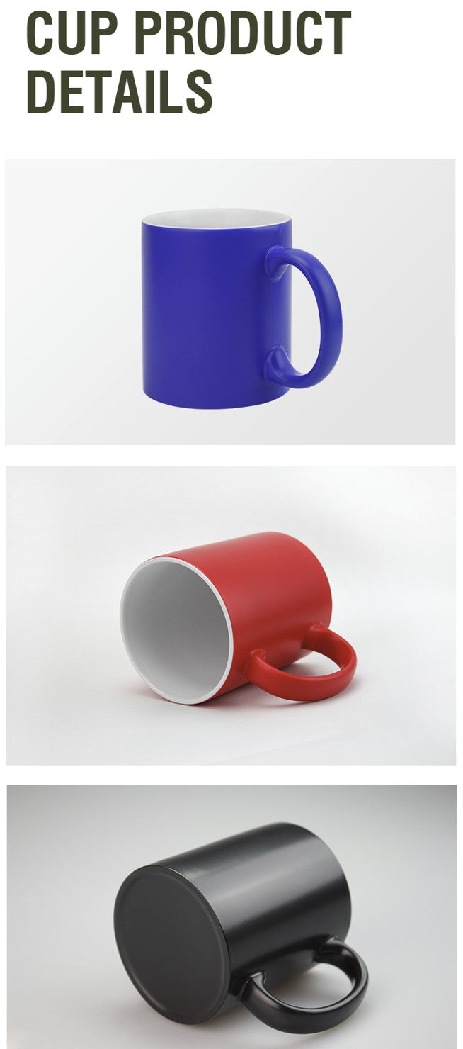 Matte Whole Mug Colour-Changing Ceramic Mug