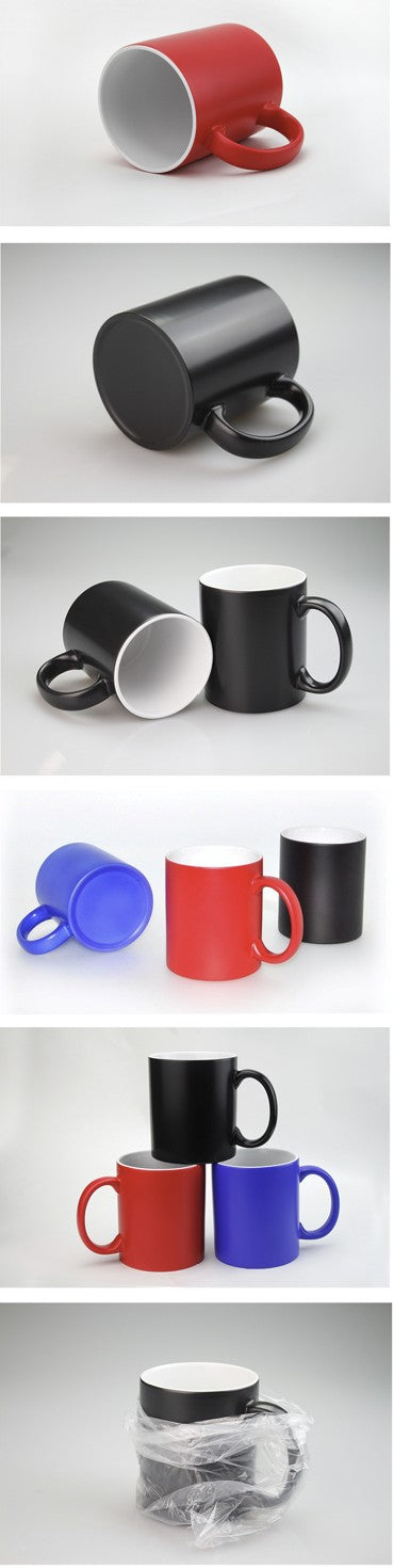 Glossy Whole Mug Colour-Changing Ceramic Magic Mug