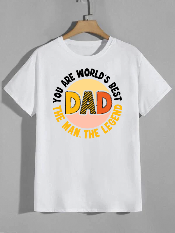 Custom Colored Sublimation Print T-Shirt – Personalized A4/A3 Design Area