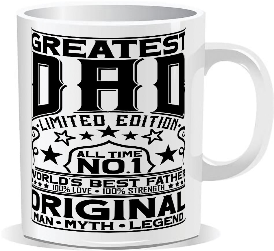 Custom Printed Mug – (Black & White) Made Just for You