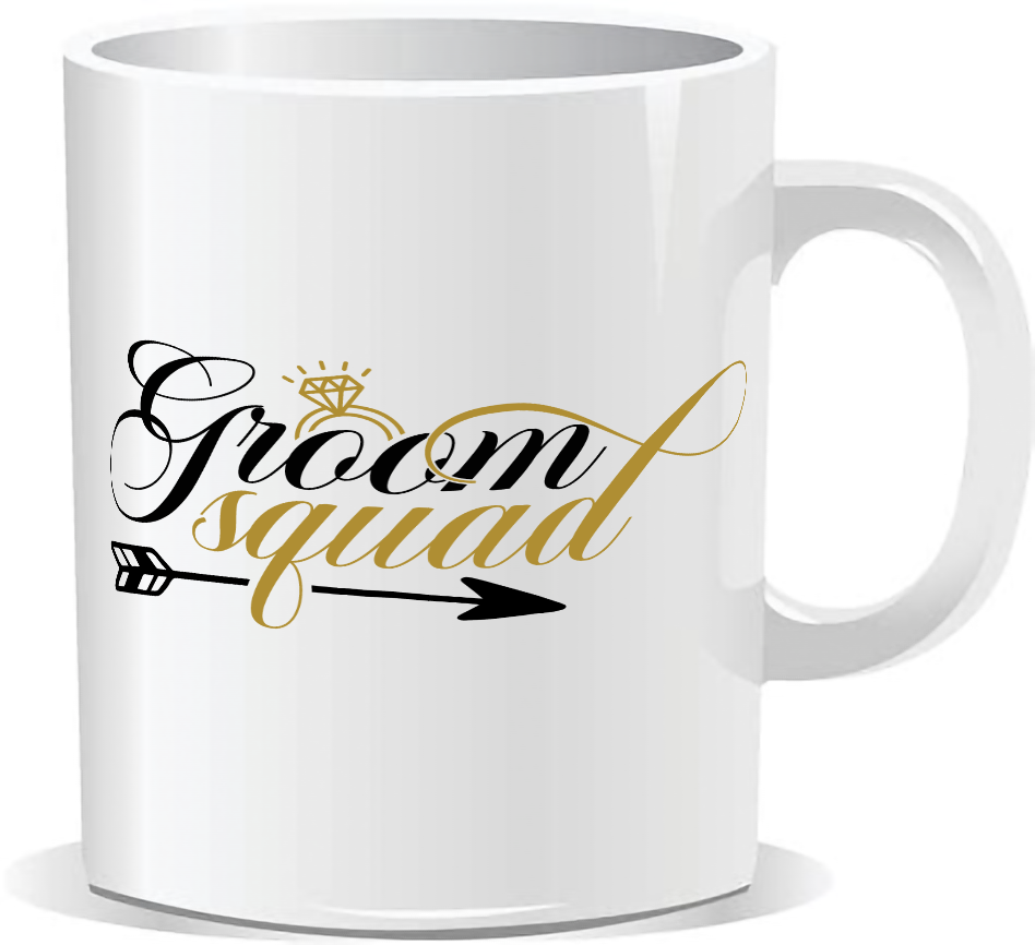 Custom Printed Mug – (Black & White) Made Just for You