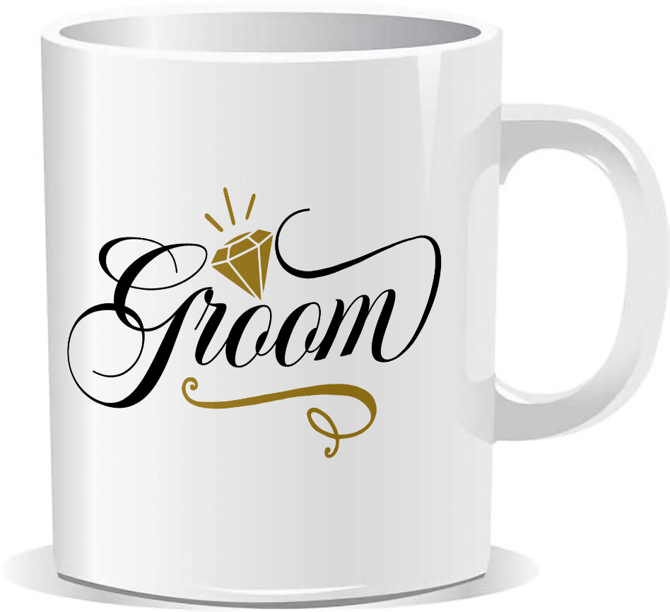Custom Printed Mug – (Black & White) Made Just for You