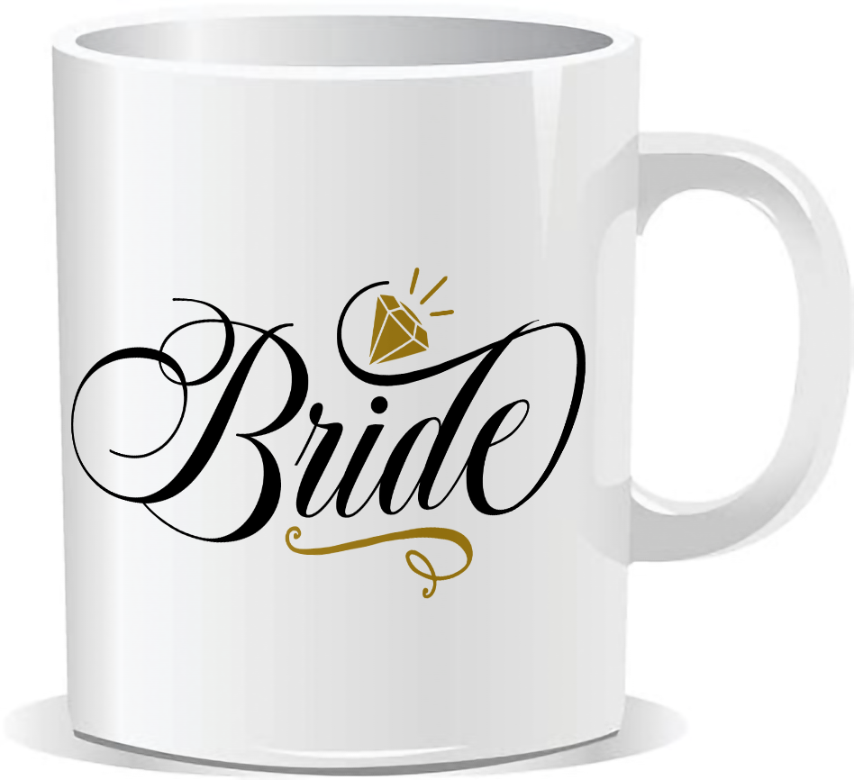 Custom Printed Mug – (Black & White) Made Just for You