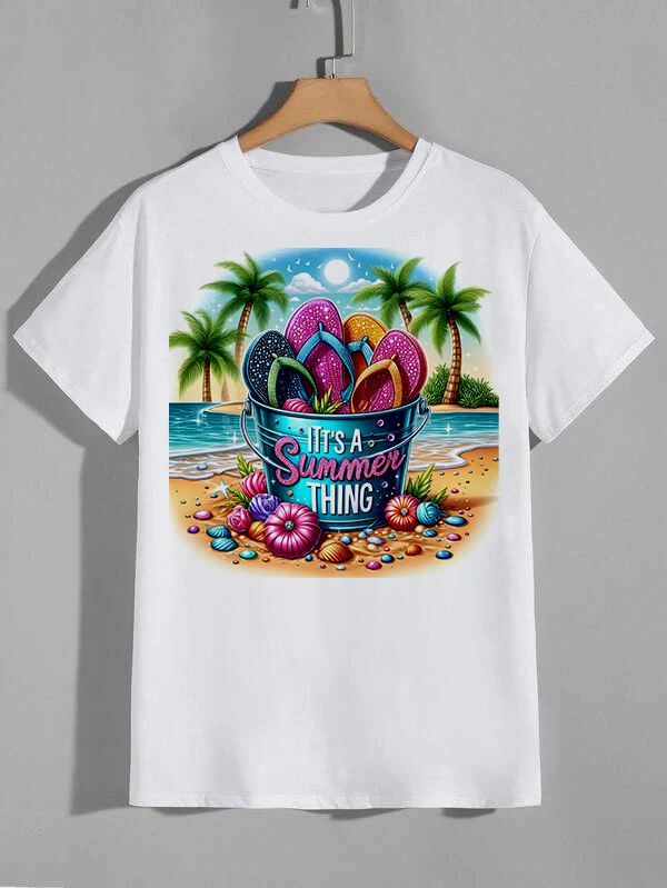 Custom Colored Sublimation Print T-Shirt – Personalized A4/A3 Design Area