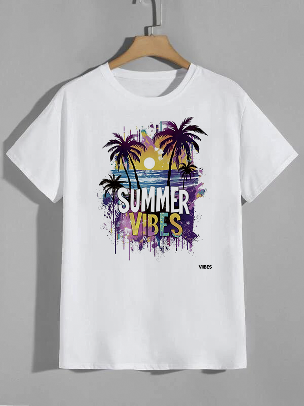 Custom Colored Sublimation Print T-Shirt – Personalized A4/A3 Design Area