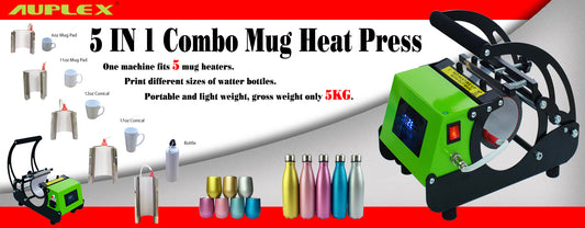 AP1803 - 5 in 1 Combo Mug Heat Press Machine