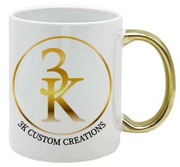 Elegant Gold & Silver Electroplated Mug - Handle & Rim